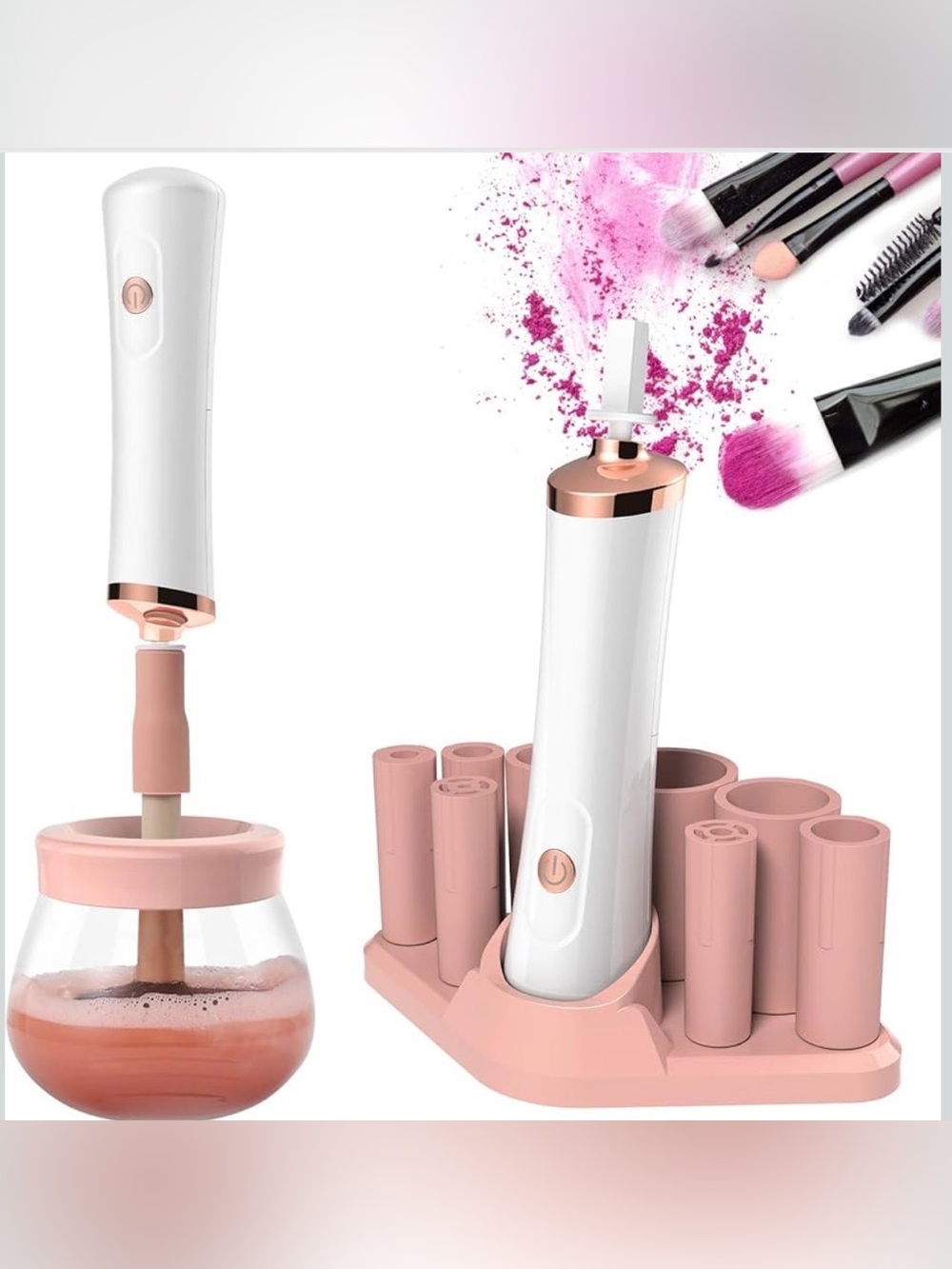 NIB/NWT • Portable Electronic Automatic Makeup Brush Cleaner / Cleaning System